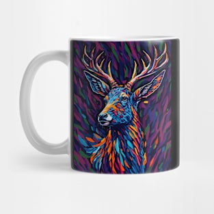 Abstract colorful deer Mug